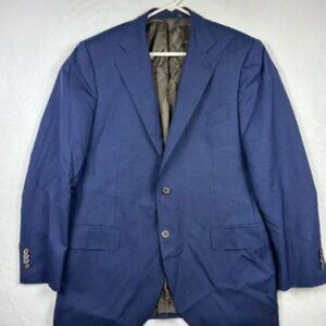 Suitsupply Lazio Sport Coat Jacket 44R Slim Blue Vitale Barberis Surgeon Cuffs